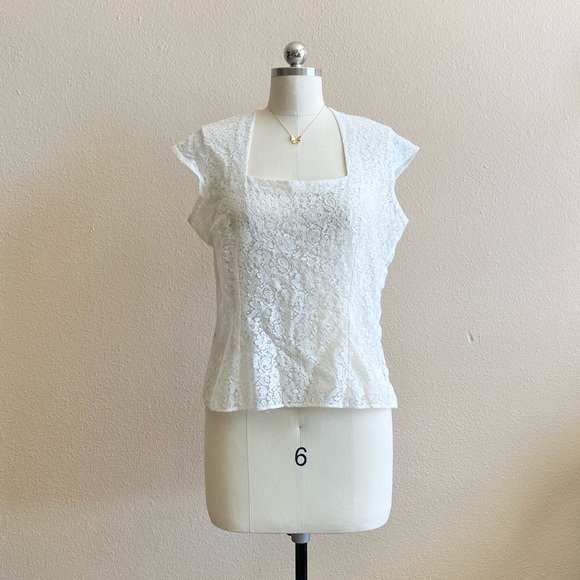 Vintage Tops - ’60s / Sheer Lace Blouse